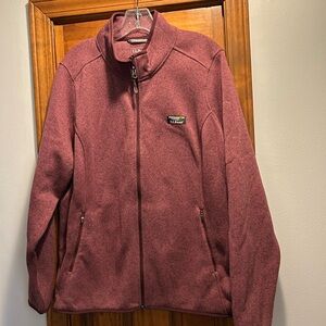 L.L. Bean Burgundy Knit Sweater